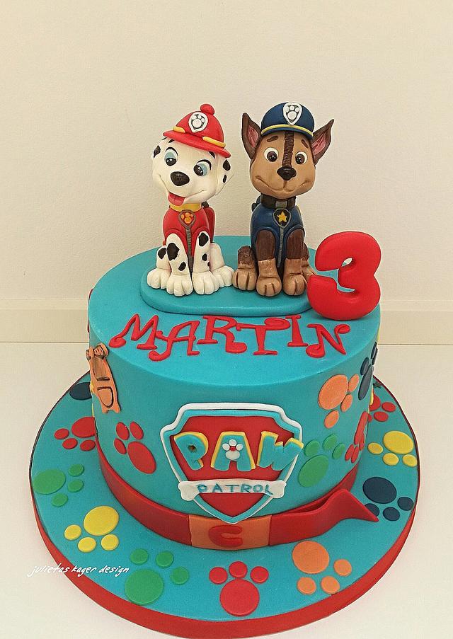 Pow patrol inspired cake - Decorated Cake by Julieta - CakesDecor