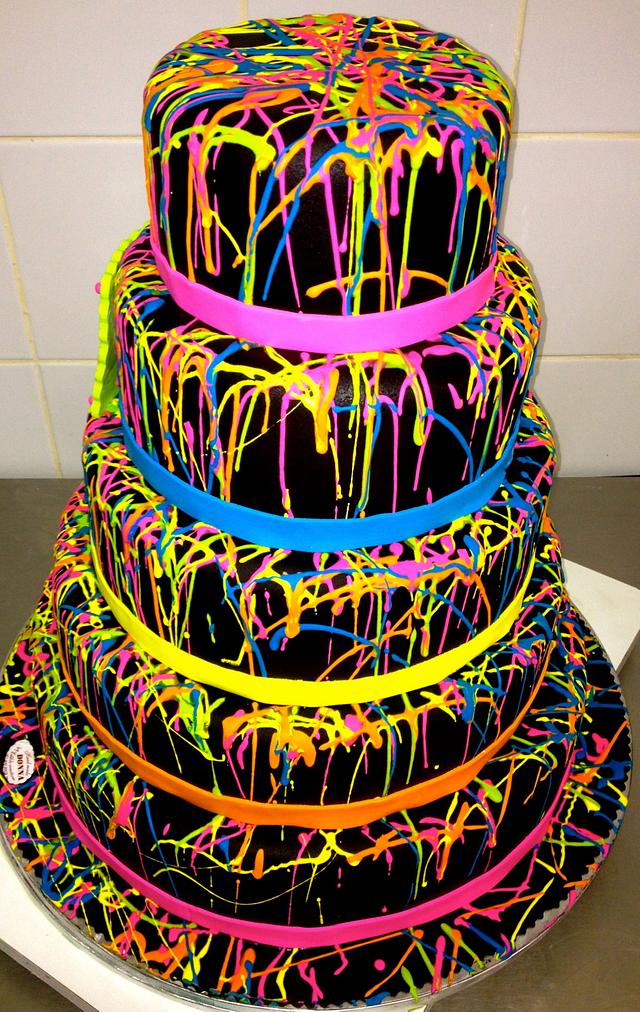 ELECTRIC !!!!!! - Cake by Cakeladygreece - CakesDecor