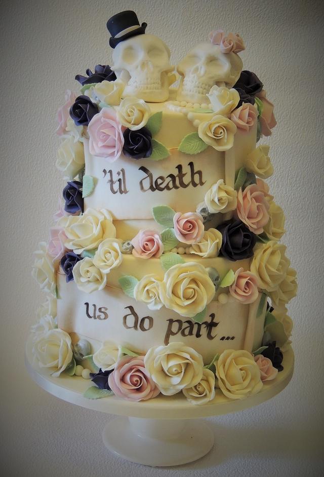 Til Death Us Do Part Decorated Cake By Shereen Cakesdecor