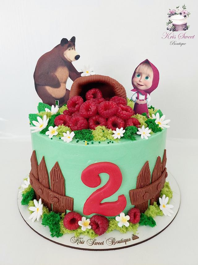 Masha and the Bear - Decorated Cake by Kristina Mineva - CakesDecor