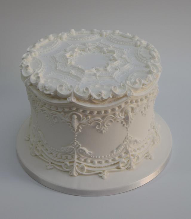 A royal iced cake in the 1910 style cake by CakesDecor