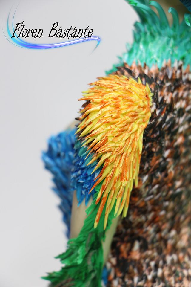 Goddess peacock - Sugar Myths and Fantasies 2.0 collaboration