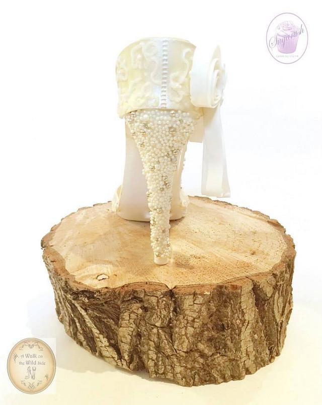 Bridal Shoe - A Walk on the Wild Side Collaboration 