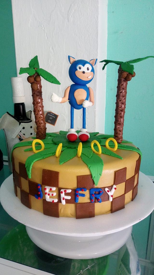 Torta sonic - Decorated Cake by Mirian - CakesDecor