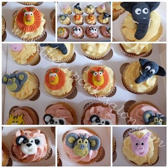 Animal cupcakes!