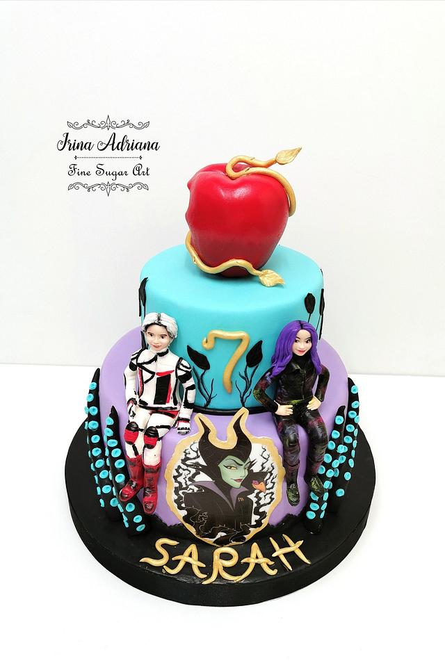 Descendants Cake by IrinaAdriana CakesDecor Descendants Cake by IrinaAdriana CakesDecor