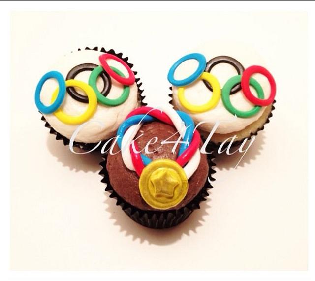 USA Olympics Cupcakes Decorated Cake by Angel Chang CakesDecor