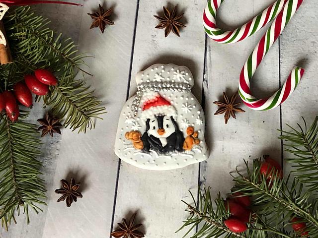 Christmas pinguin