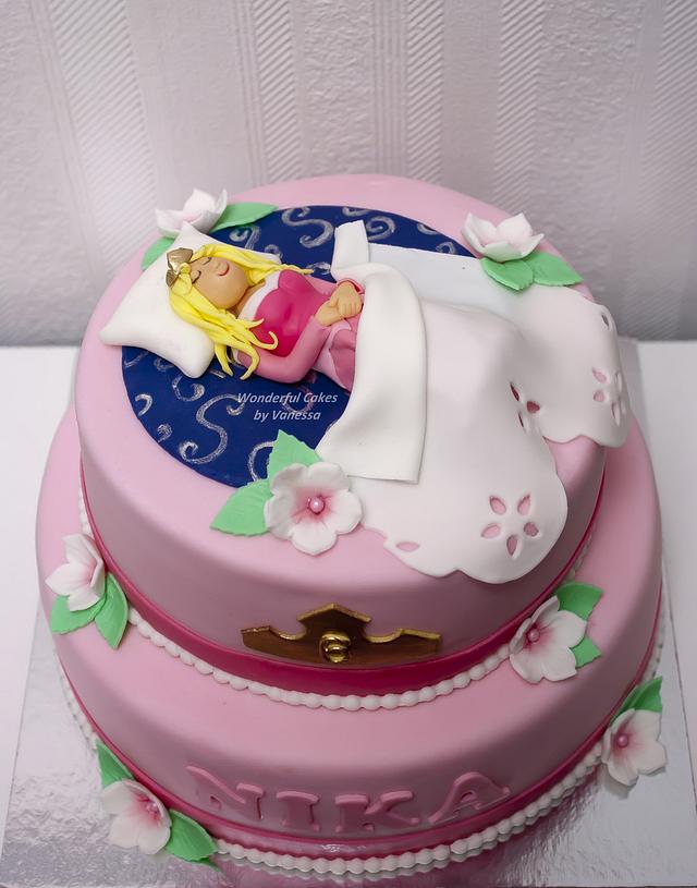 Sleeping Beauty Cake by Vanessa CakesDecor