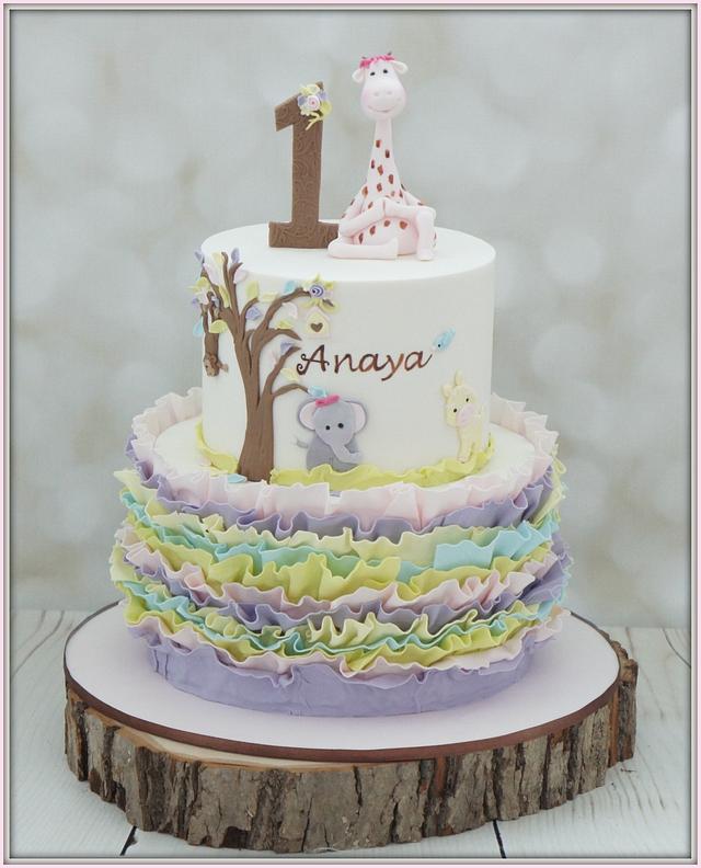 Safari Girl - Decorated Cake by Jo Finlayson (Jo Takes - CakesDecor