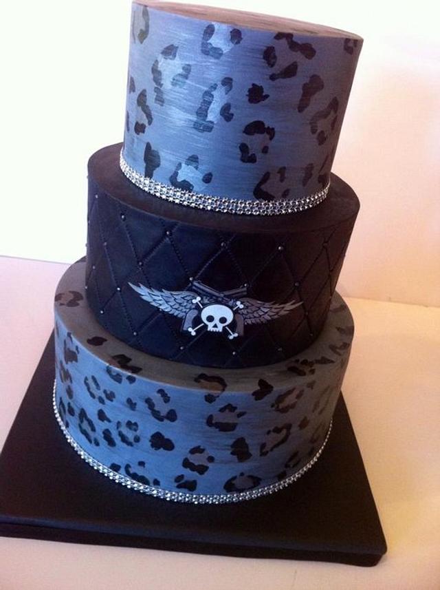 Gypsy Goth cake by Kendra CakesDecor