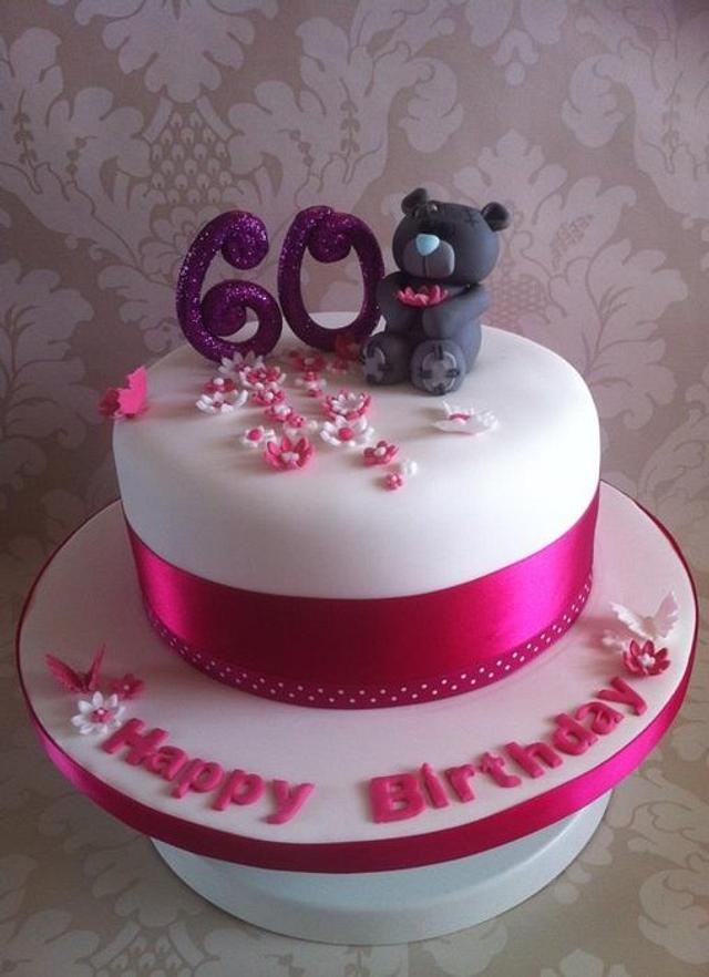 Tatty Teddy 60th Birthday cake. - Decorated Cake by - CakesDecor