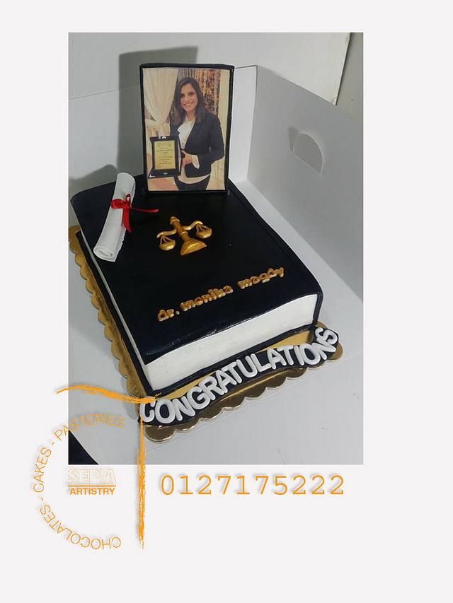 law cakes Decorated Cake by sepia chocolate CakesDecor