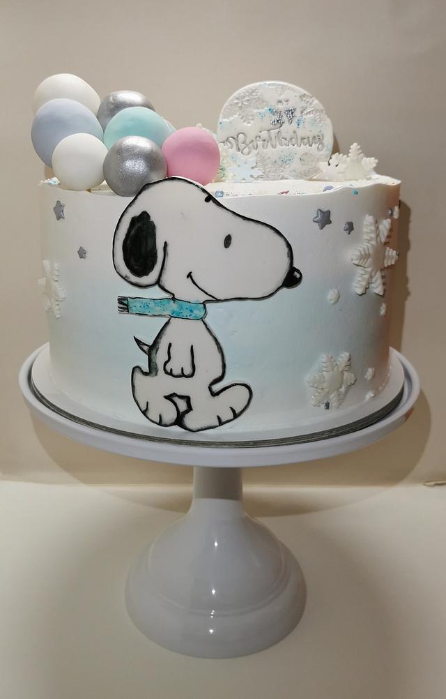 Snoopy Cake - Decorated Cake by Tania Chiaramonte - CakesDecor