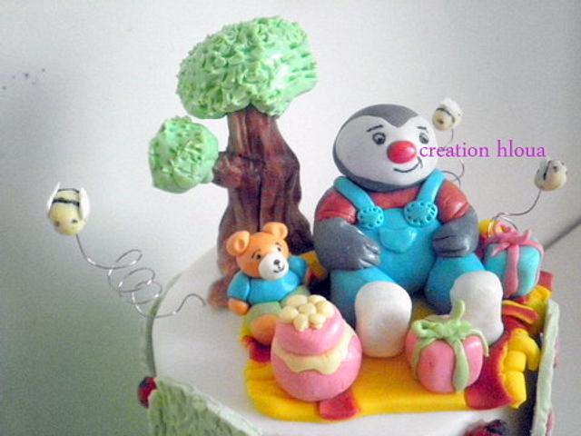 Gateau Tchoupi Printanier Cake By Creation Hloua Cakesdecor