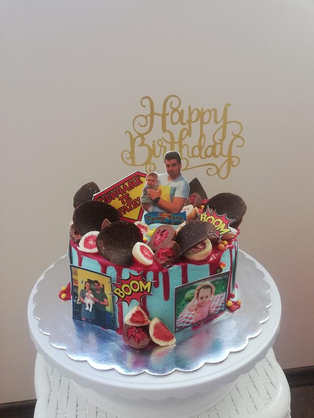 Super Daddy cake - Decorated Cake by ElizabetsCakes - CakesDecor