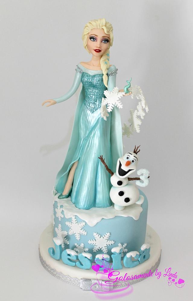 Elsa Frozen - Decorated Cake by golosamente by linda - CakesDecor