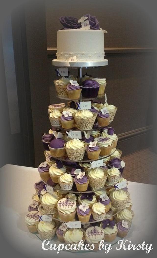 Cupcake Tower - Decorated Cake by Kirsty - CakesDecor