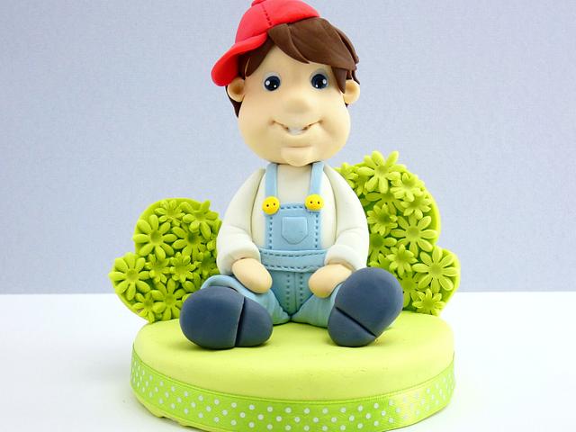 Boy cake topper - Decorated Cake by Alex - CakesDecor