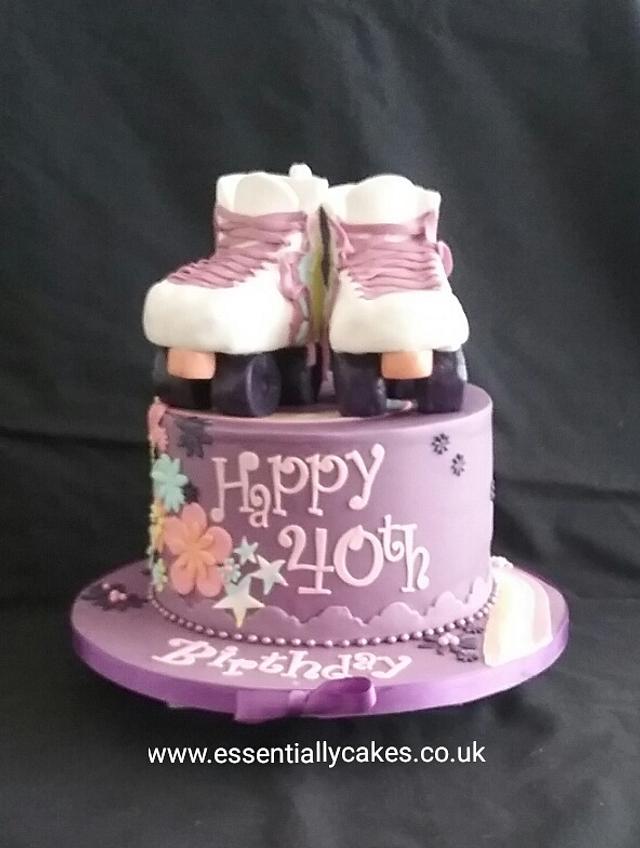 Roller skate Cake by Essentially Cakes CakesDecor