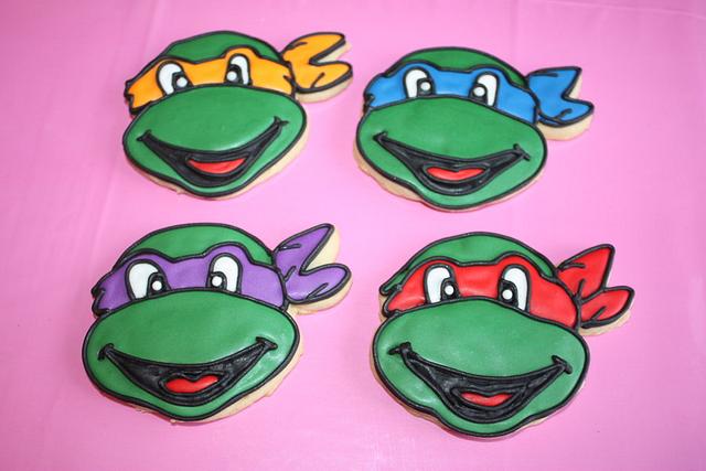 Teenage Mutant Ninja Turtles Cake and Cookies - Cake by - CakesDecor