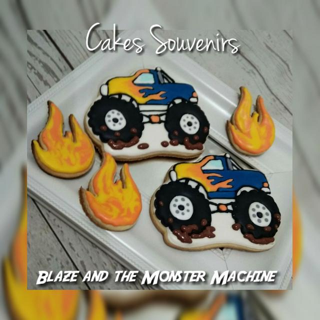 Blaze And The Monster Machine Cookie By Claudia Cakesdecor