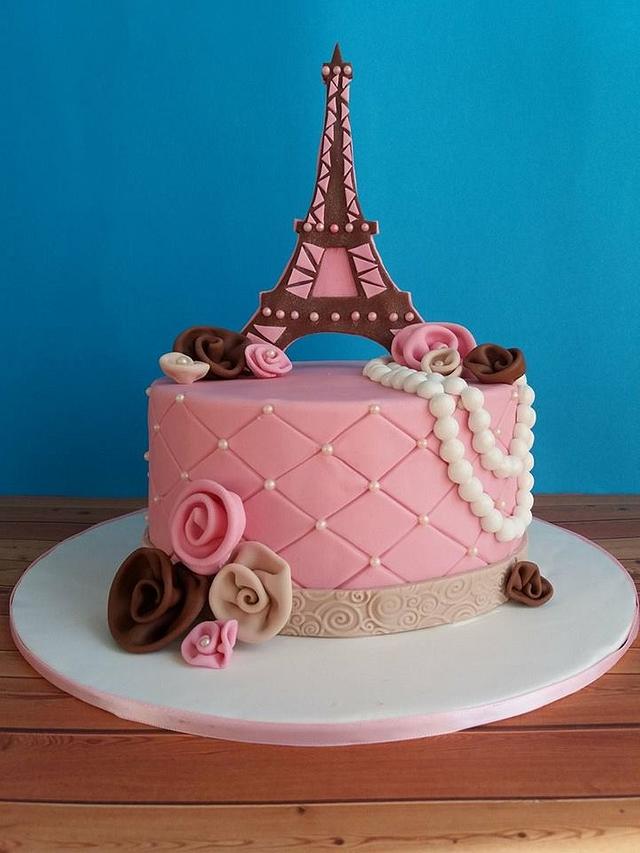 Paris cake - Decorated Cake by Maria Tsilinikou - CakesDecor