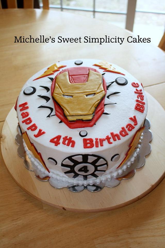 Iron Man Birthday Cake - Cake by Michelle - CakesDecor