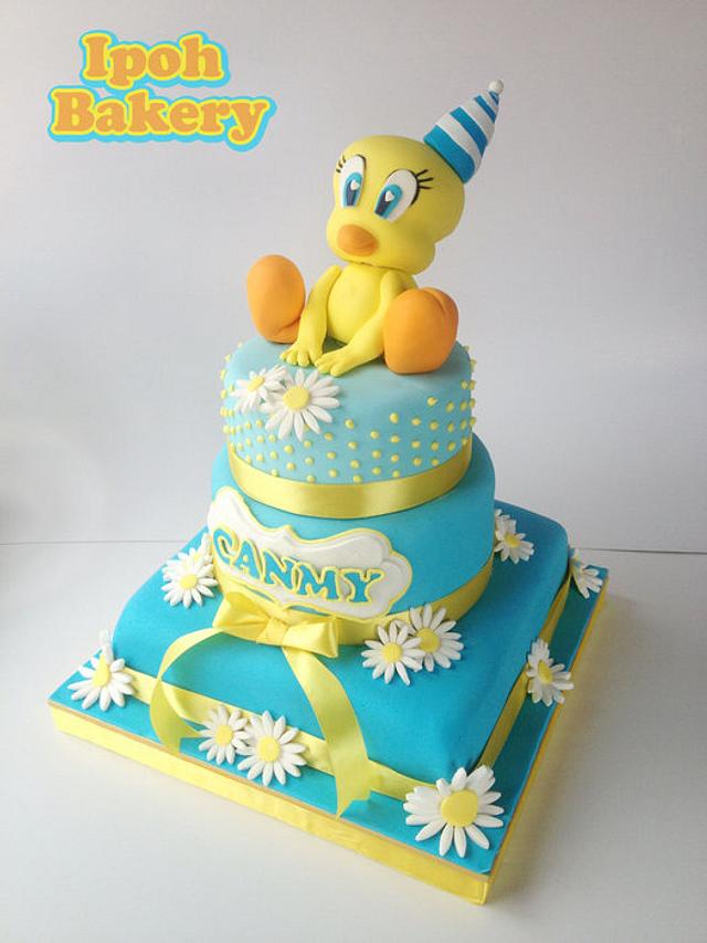 tweety bird birthday cake
