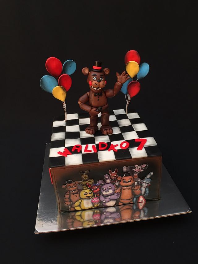 Cake themed Five Nights at Freddy's 2 - Cake by Layla A - CakesDecor