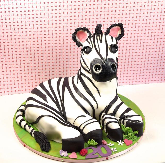 Zebra Cake - Judith Walli - Decorated Cake by Judith und - CakesDecor