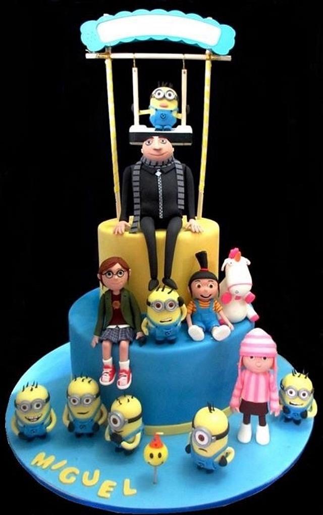 Despicable me Cake and Cakepops cake by Roma Bautista Despicable me Cake and Cakepops cake by Roma Bautista