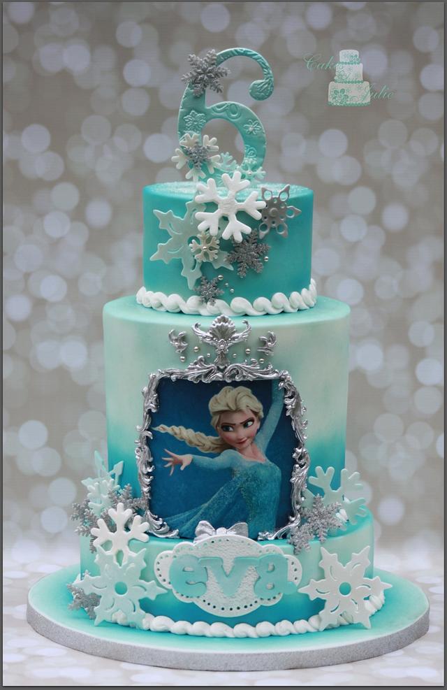 Frozen Birthday Cake Cake By Cakes By Julie Cakesdecor