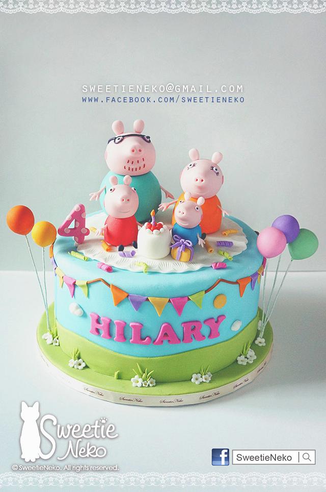 Peppa Pig Cake - Decorated Cake by Karen Heung - CakesDecor