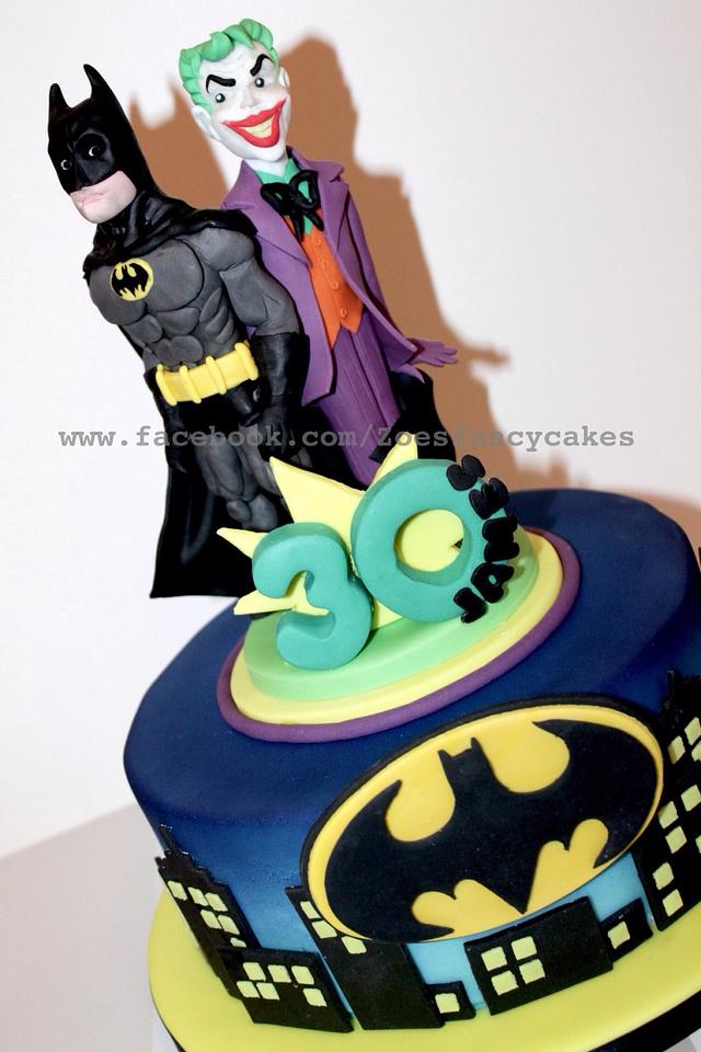Batman and joker - Decorated Cake by Zoe's Fancy Cakes - CakesDecor