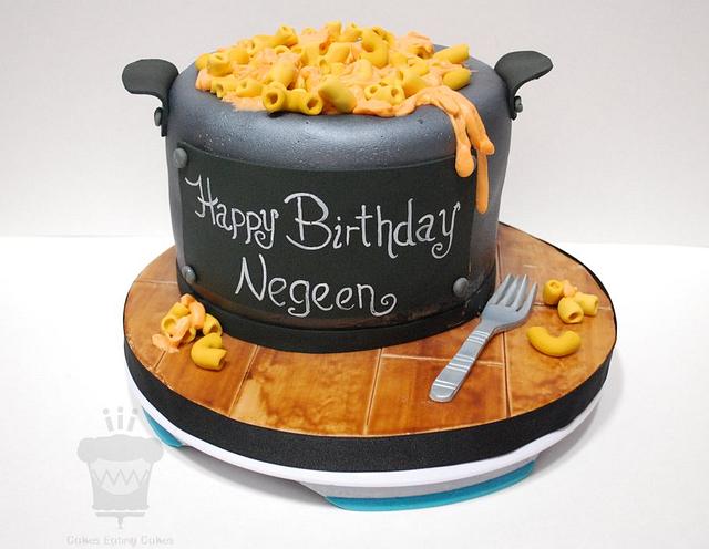 Mac Cheese Decorated Cake By Julia Cakesdecor