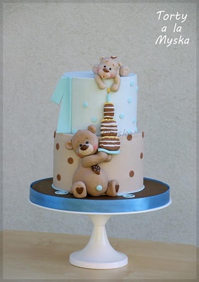 teddy bears - Decorated Cake by Myska - CakesDecor