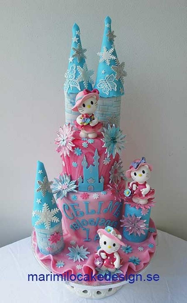 Hello kitty cake design