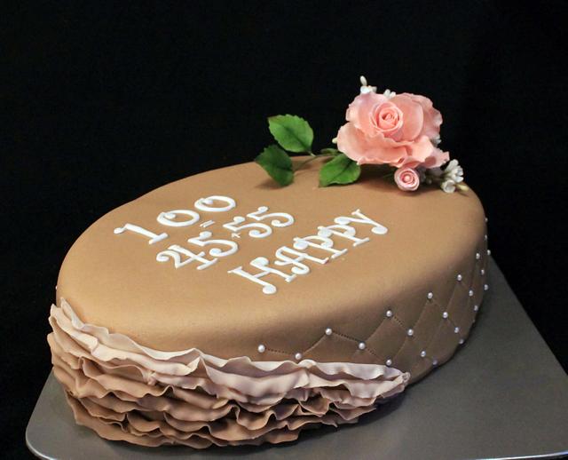 Brown cake Cake by Anka CakesDecor