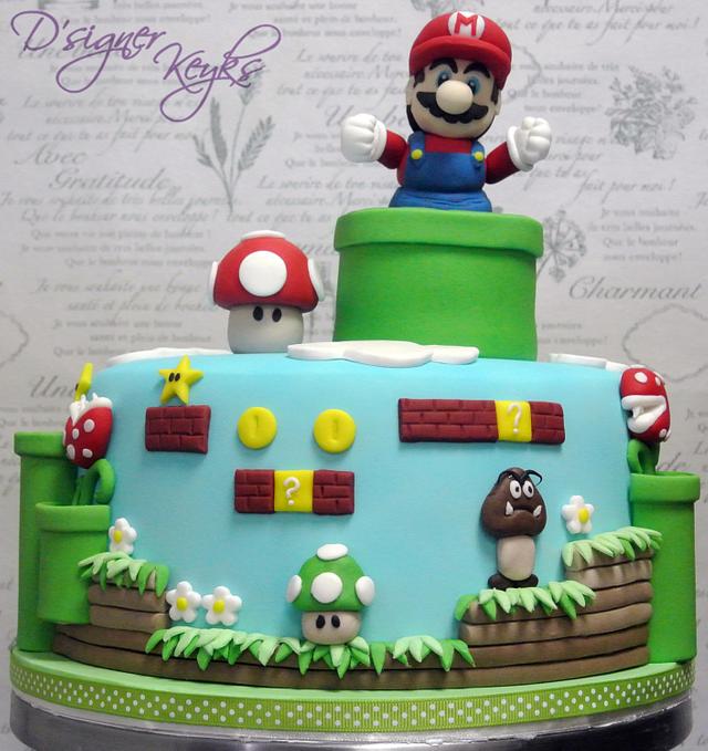 Super Mario Cake - Decorated Cake by Phey - CakesDecor