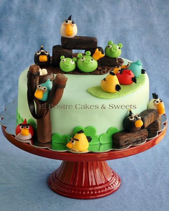Angry Birds cake