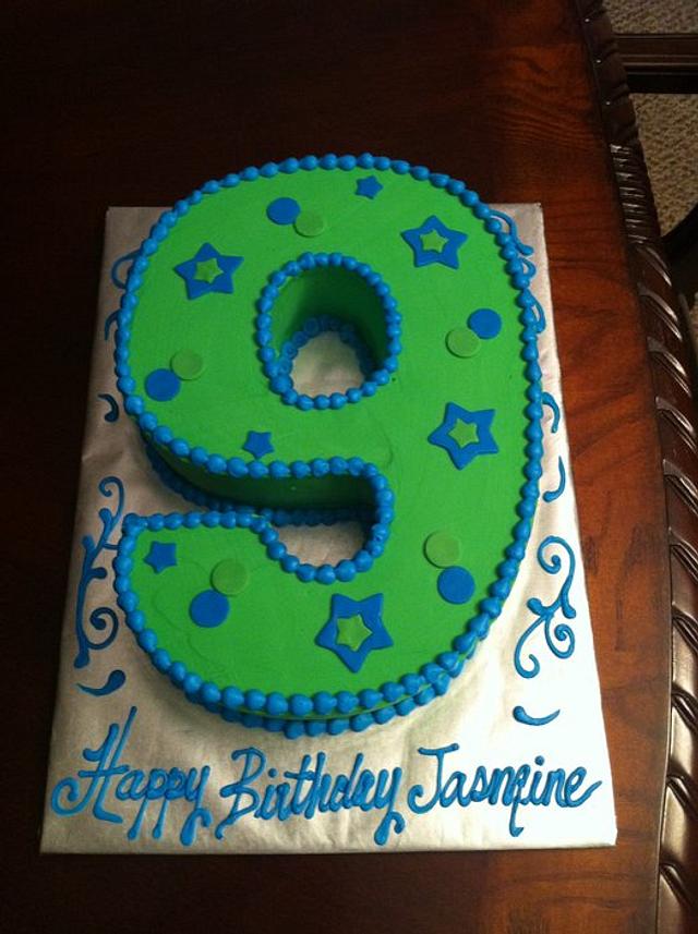 Happy Birthday cake 9 Stock Vector by ©love_is_love 56894665