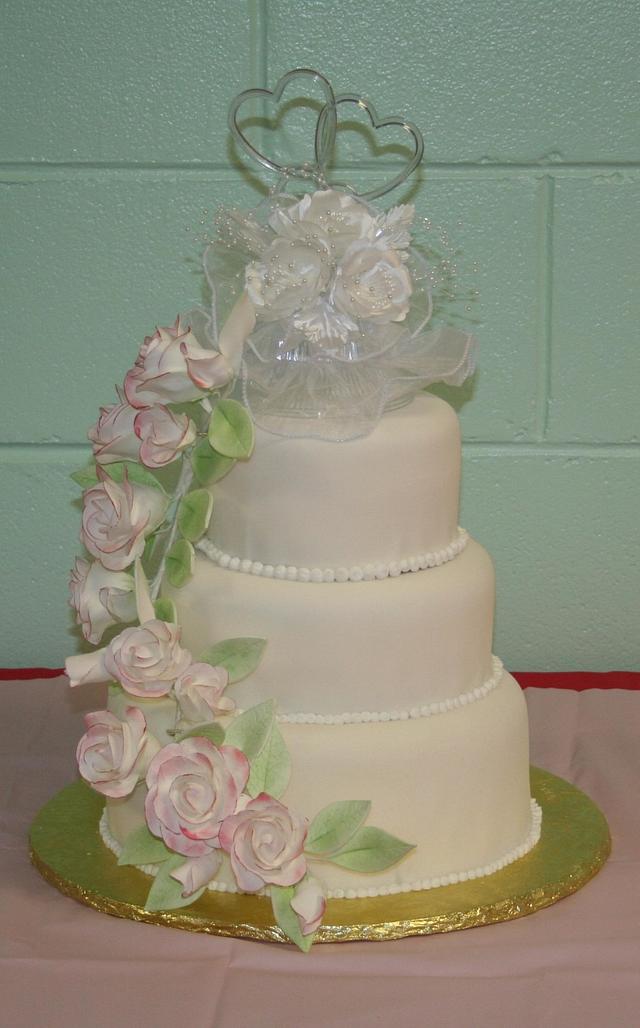 Harrison Wedding Decorated Cake By Laura Willey Cakesdecor