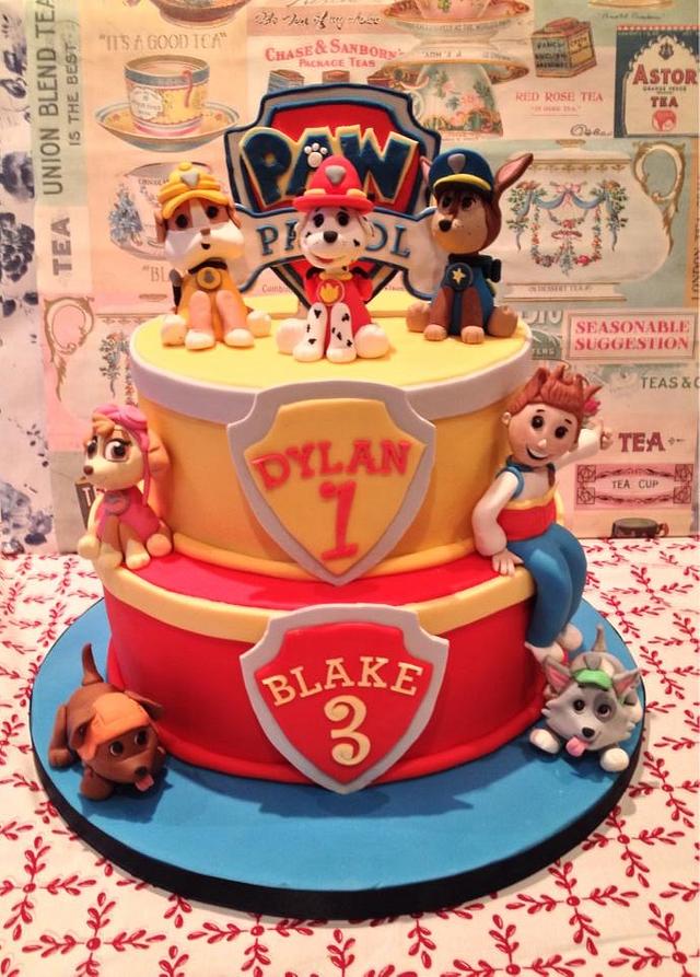 Paw Patrol Birthday Cake - Decorated Cake by The Skylark - CakesDecor