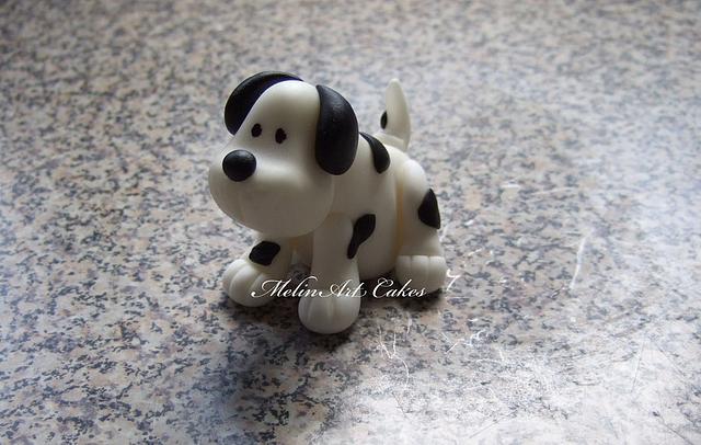 Little Puppy Cake Topper - Decorated Cake By Melinart - Cakesdecor