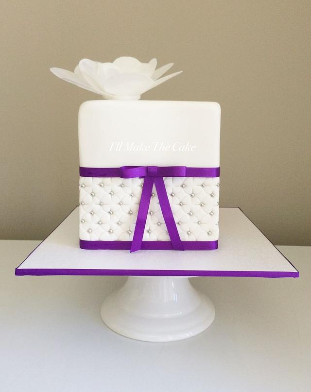 Wafer paper and embossed cake! Decorated Cake by CakesDecor
