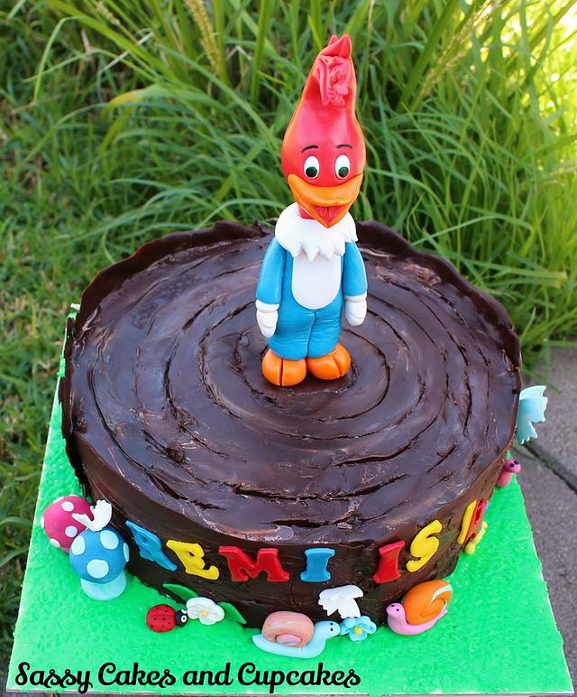 woody woodpecker cake topper