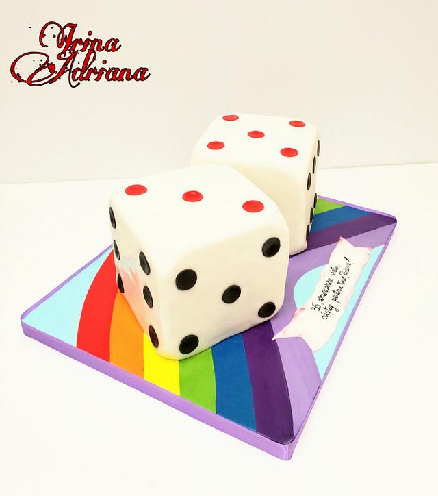 Dice cake Cake by mycakes77 CakesDecor