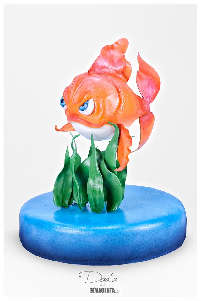 goldfish Decorated Cake by Daniela Segantini CakesDecor