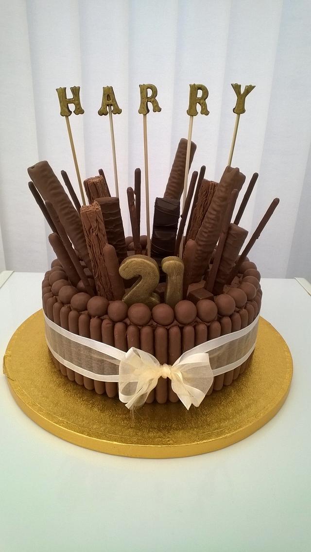 21st Birthday Chocolate Overload Cake - cake by Combe ...